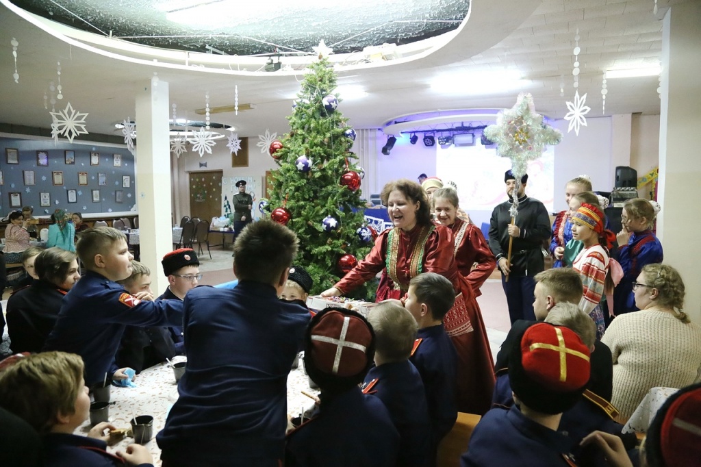 Рождественские казачьи посиделки в Калуге