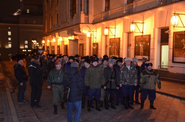 15 января 2015 года казаки вышли на митинг "антимайдан". Видеорепортаж.