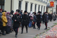Казаки на охране Патриарха. 8 марта 2015 г.