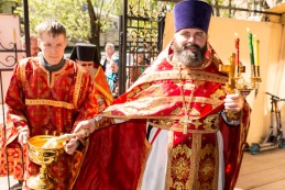 Малый престольный праздник в храме св. равноап. кн. Владимира при МсККК им.М.А. Шолохова 08.05.15