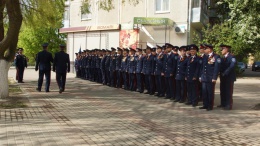 "Военный парад в Калуге с участием казаков ВКО ЦКВ, 09.05.15