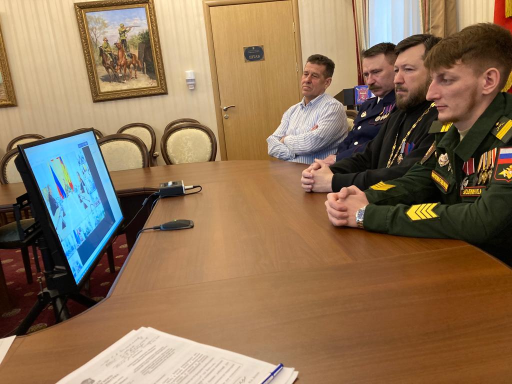 Телемост «Казаки-герои: точка опоры и мысли о Родине»