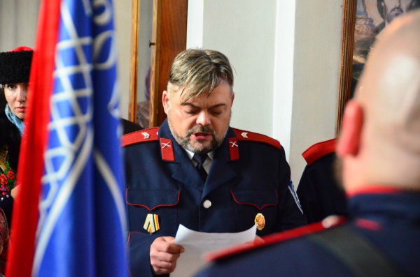 Подольские казаки прошли обряд верстания и присягнули на верность Отечеству