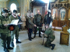 Казаки ВКО ЦКВ на Донбассе. Апрель, 2015 г.