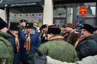 Около трех тысяч казаков со всей России собрались на митинг Антимайдан в Москве 