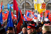 Около трех тысяч казаков со всей России собрались на митинг Антимайдан в Москве 