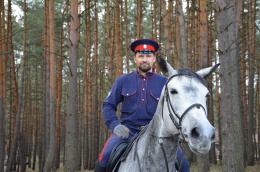 Репетиция сводной конной группы МО ОКО ВКО ЦКВ к Параду Великой Победы. 02.05.15