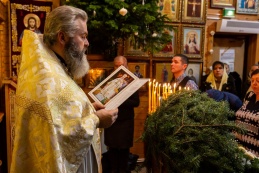 Празднование Рождества Христова в храме святого равноапостольного князя Владимира при МПКУ им. М.А. Шолохова
