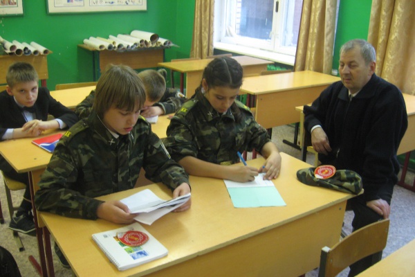 Кадеты изучают творчество Шолохова