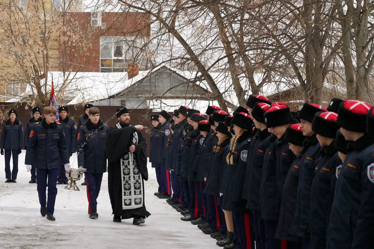 В Тамбове открыли памятник казакам, погибшим в зоне СВО