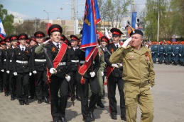 Парад Великой Победы в Рузе. 09.05.15