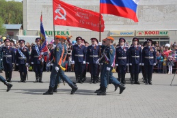 Парад Великой Победы в Рузе. 09.05.15