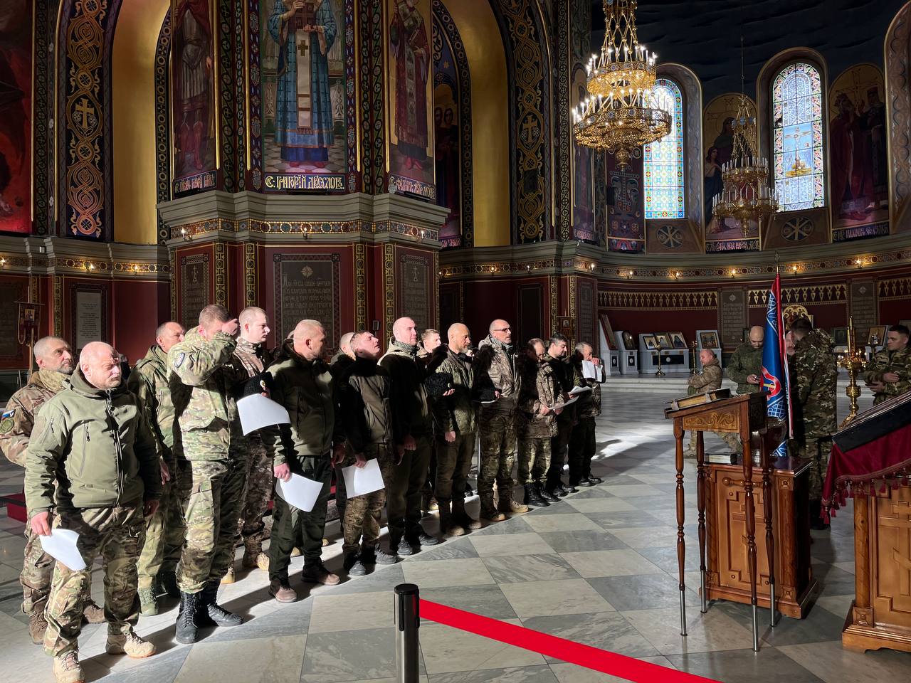 С благословением на правое дело