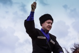Реконструкция событий Великой Отечественной войны. Ступинский р-н, Белопесоцк. 03.05.15