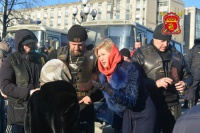 Движение "Антимайдан" провело акцию "Лицо американской демократии"