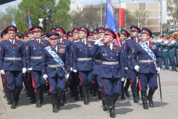 Парад Великой Победы в Рузе. 09.05.15