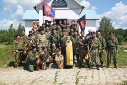 Казаки станичного общества Рузского округа совершили 50-километровый пеший марш-бросок в память о погибших в Великой Отечественной войне