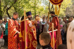 Малый престольный праздник в храме св. равноап. кн. Владимира при МсККК им.М.А. Шолохова 08.05.15