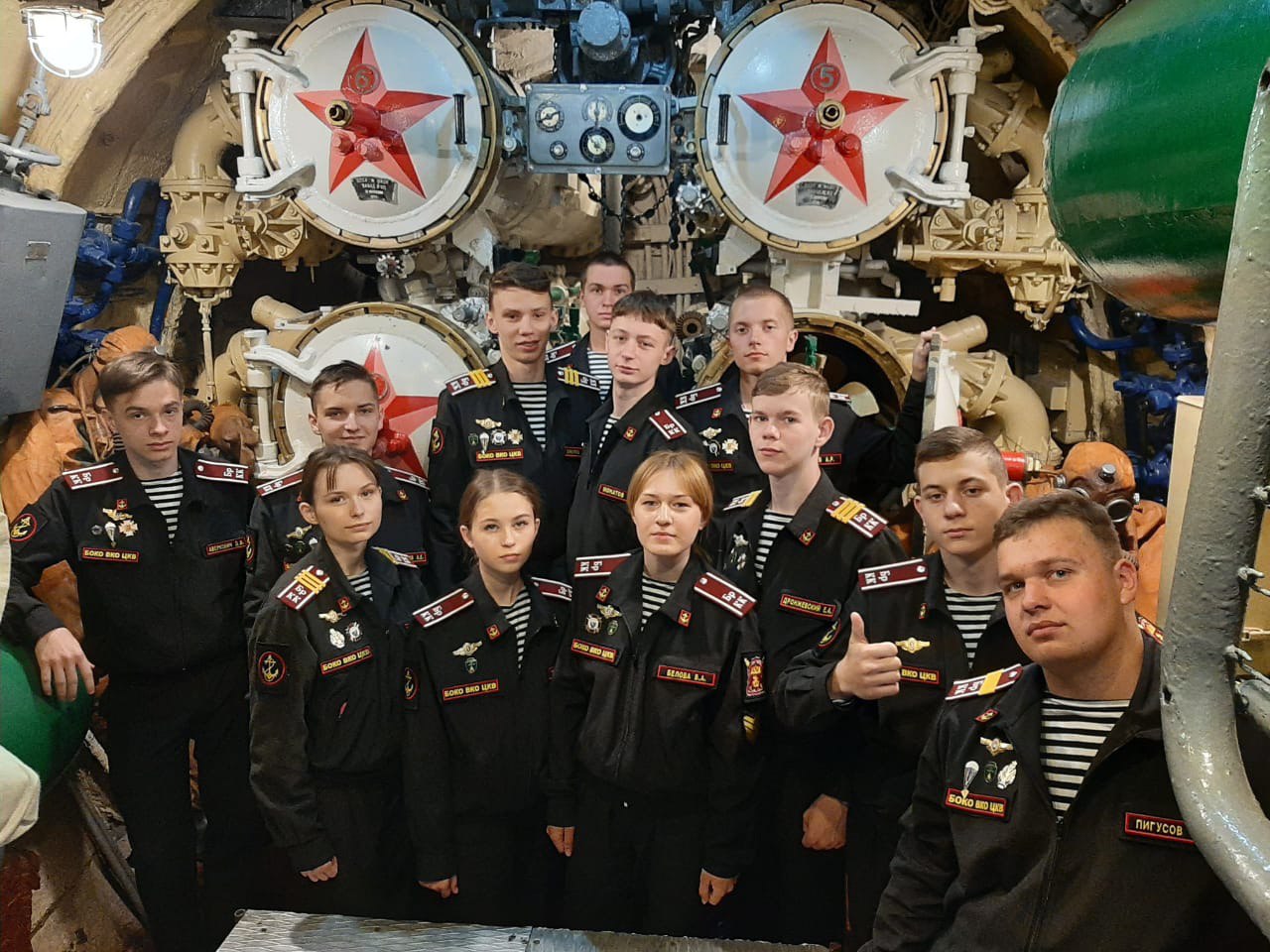 Брянские казачата посетили Северный флот