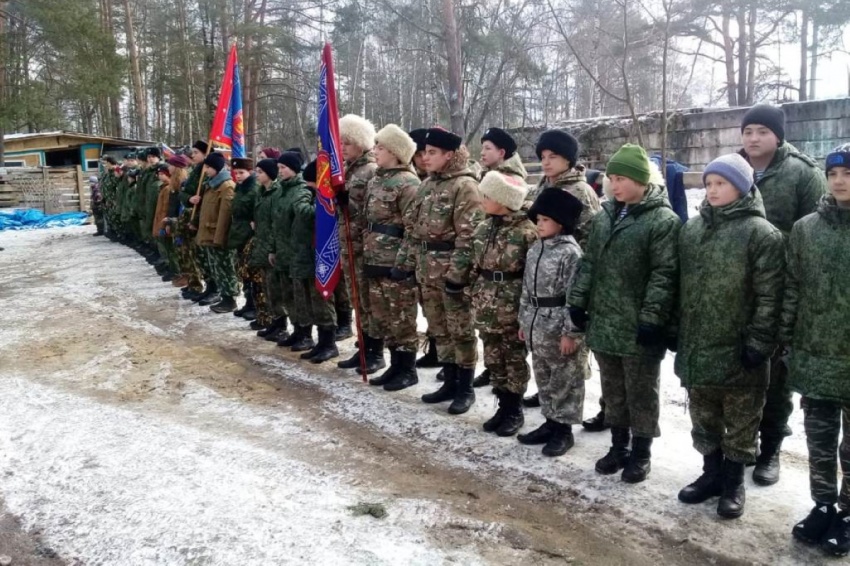 Первые зимние военно-полевые сборы казаков и православной молодежи Первые зимние военно-полевые сборы казаков и православной молодежи
