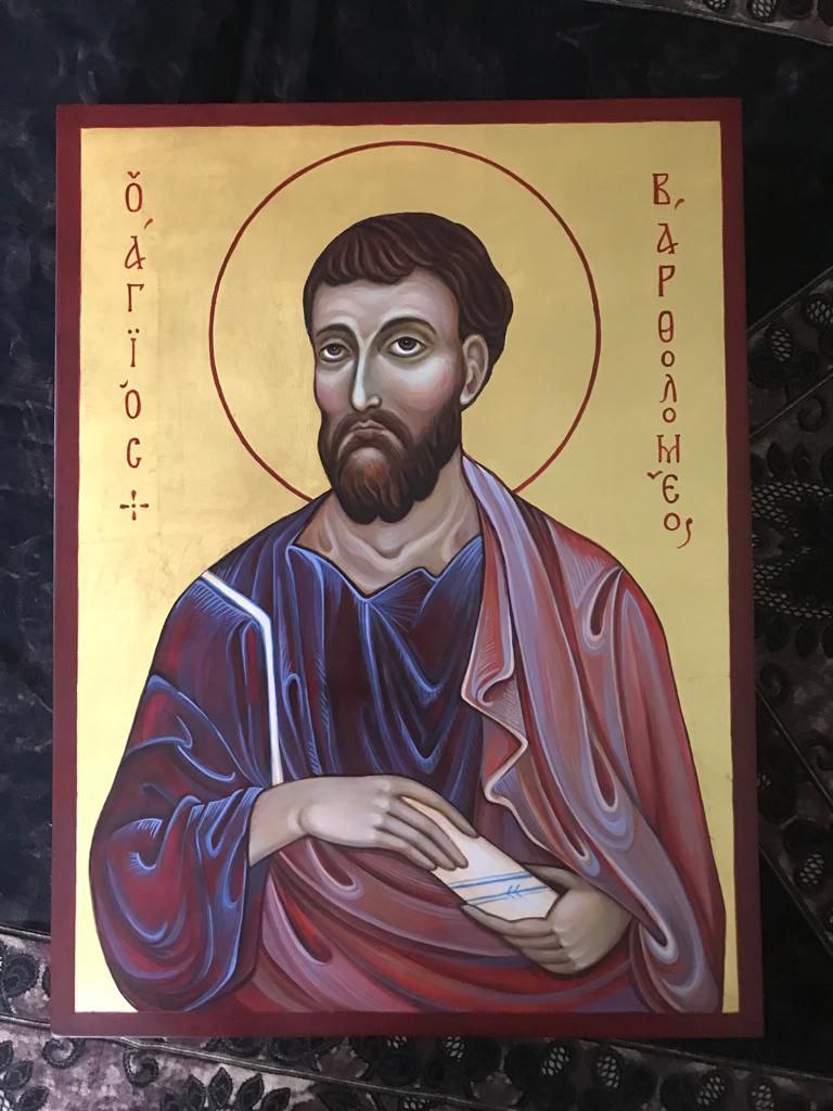 В Крестном ходе - икона св. апостола Варфоломея