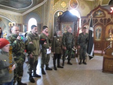 Казаки ВКО ЦКВ на Донбассе. Апрель, 2015 г.