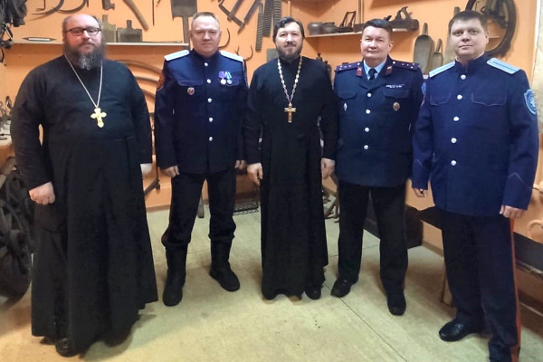 Рабочая встреча в Лобненском городском казачьем обществе