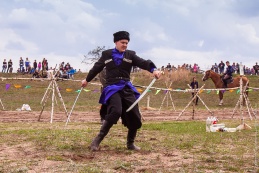 Реконструкция событий Великой Отечественной войны. Ступинский р-н, Белопесоцк. 03.05.15