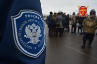 Казаки вышли на митинг в Парке Победы