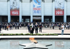 Поклонная гора. Божественная литургия. Парад кадетов. 06.05.15