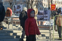 Движение "Антимайдан" провело акцию "Лицо американской демократии"