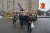 Казаки вышли на митинг в Парке Победы