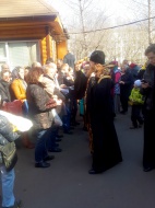 Празднование Пасхи Христовой на приходе храма св. равноап. кн. Владимира при МсККК им.М.А. Шолохова