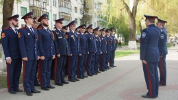 "Военный парад в Калуге с участием казаков ВКО ЦКВ, 09.05.15