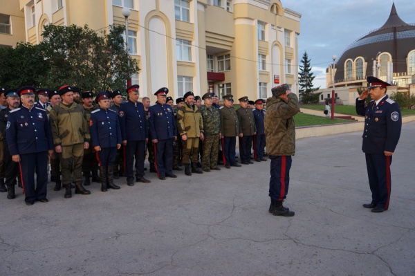 Казаки Западного ОКО ВКО ЦКВ охраняли общественный порядок на Дне города