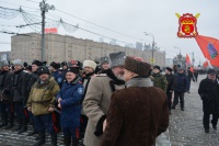 Казаки вышли на митинг в Парке Победы