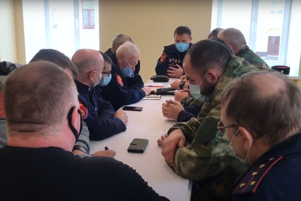 Тульские казаки обсудили вопросы взаимодействия в период пандемии (видео)
