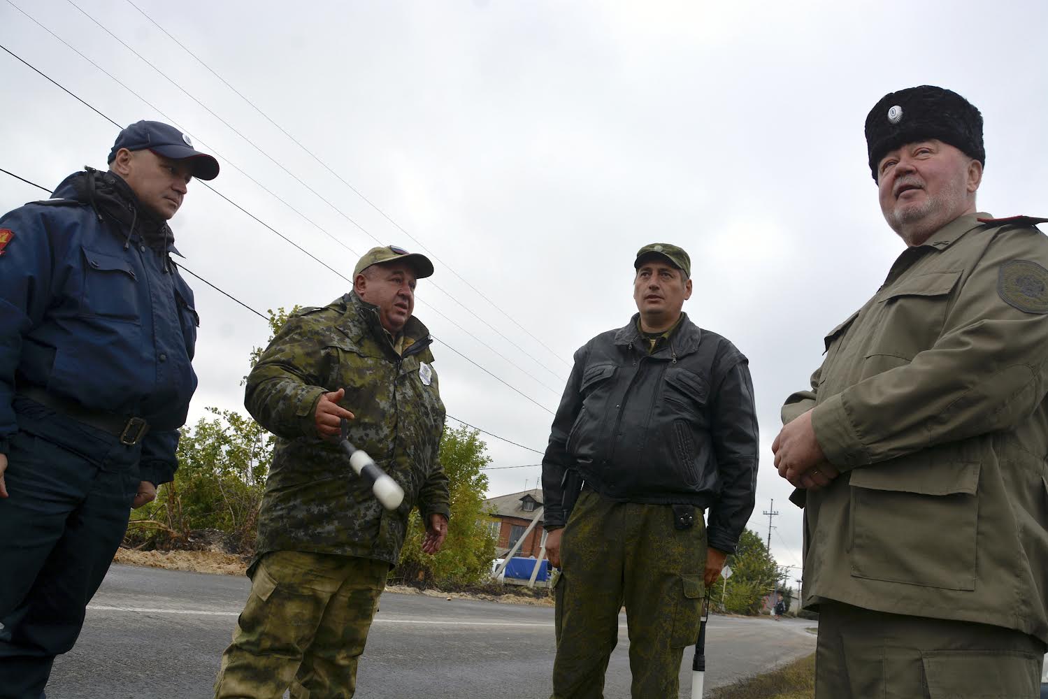 Казачий патруль в действии