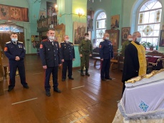 Казаки Отдельского казачьего общества Московской области ВКО ЦКВ приняли участие в панихиде по жертвам геноцида казачества