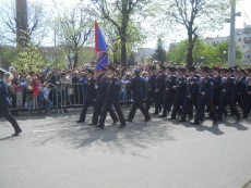 "Военный парад в Калуге с участием казаков ВКО ЦКВ, 09.05.15