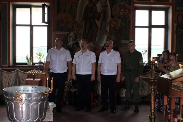 Кандидат в казачью дружину принял крещение