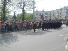 "Военный парад в Калуге с участием казаков ВКО ЦКВ, 09.05.15