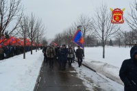 Казаки вышли на митинг в Парке Победы