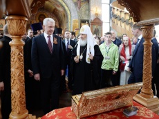 Поклонная гора. Божественная литургия. Парад кадетов. 06.05.15