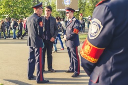 Дежурство казачьего патруля на майские праздники. 01.05.15-09.05.15