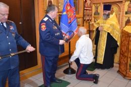 Народный художник России Василий Нестеренко прошел обряд верстания в казаки Центрального казачьего войска