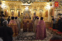 Казаки на охране Патриарха. 8 марта 2015 г.