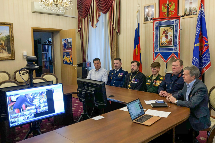 Телемост «Казаки-герои: точка опоры и мысли о Родине»