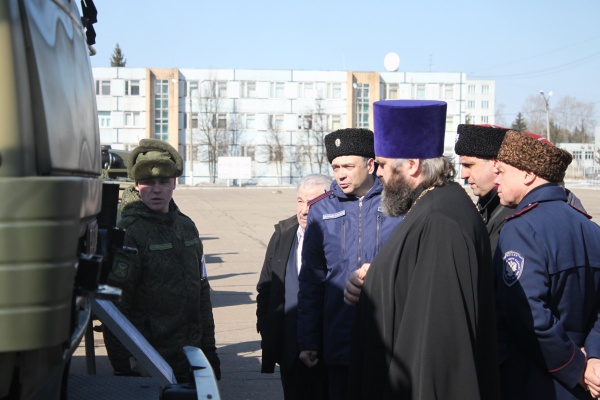 Совет атаманов ВКО "Центральное казачье войско" прошел на территории воинской части