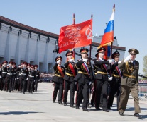 Поклонная гора. Божественная литургия. Парад кадетов. 06.05.15